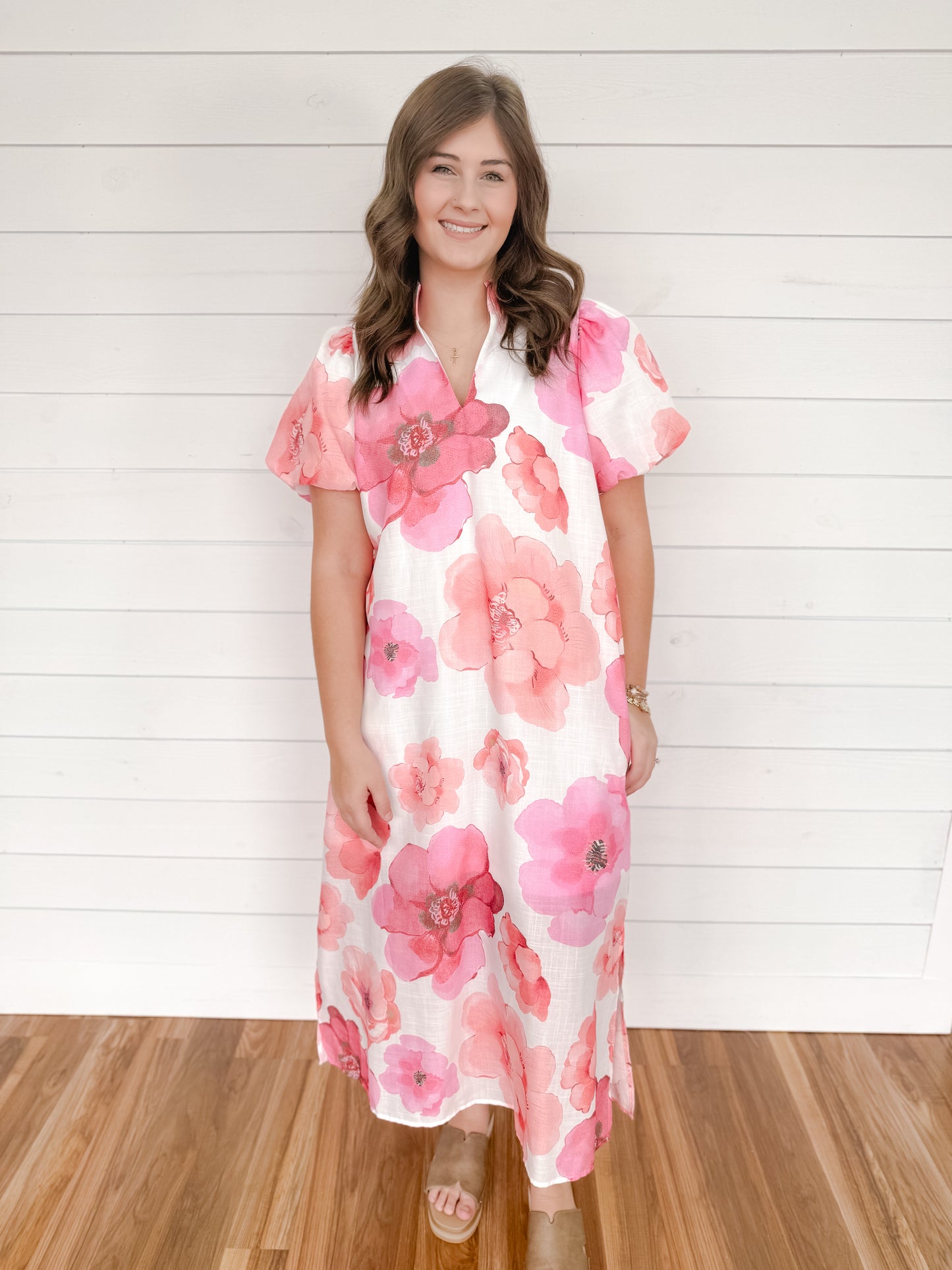 The Pink Petal Linen Dress