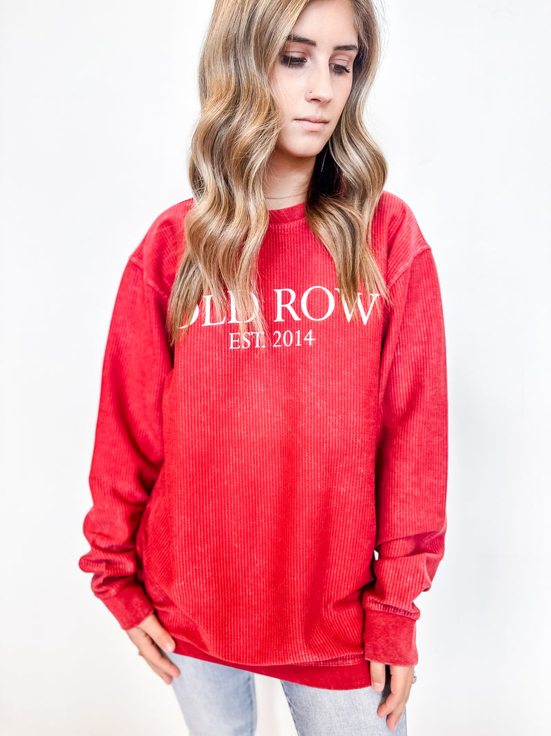 Old Row Corded Crewneck Many Colors