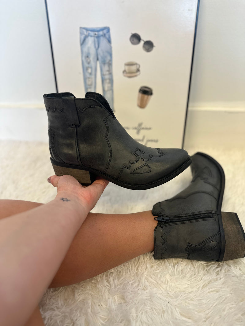 Drexel Genuine Leather Bootie