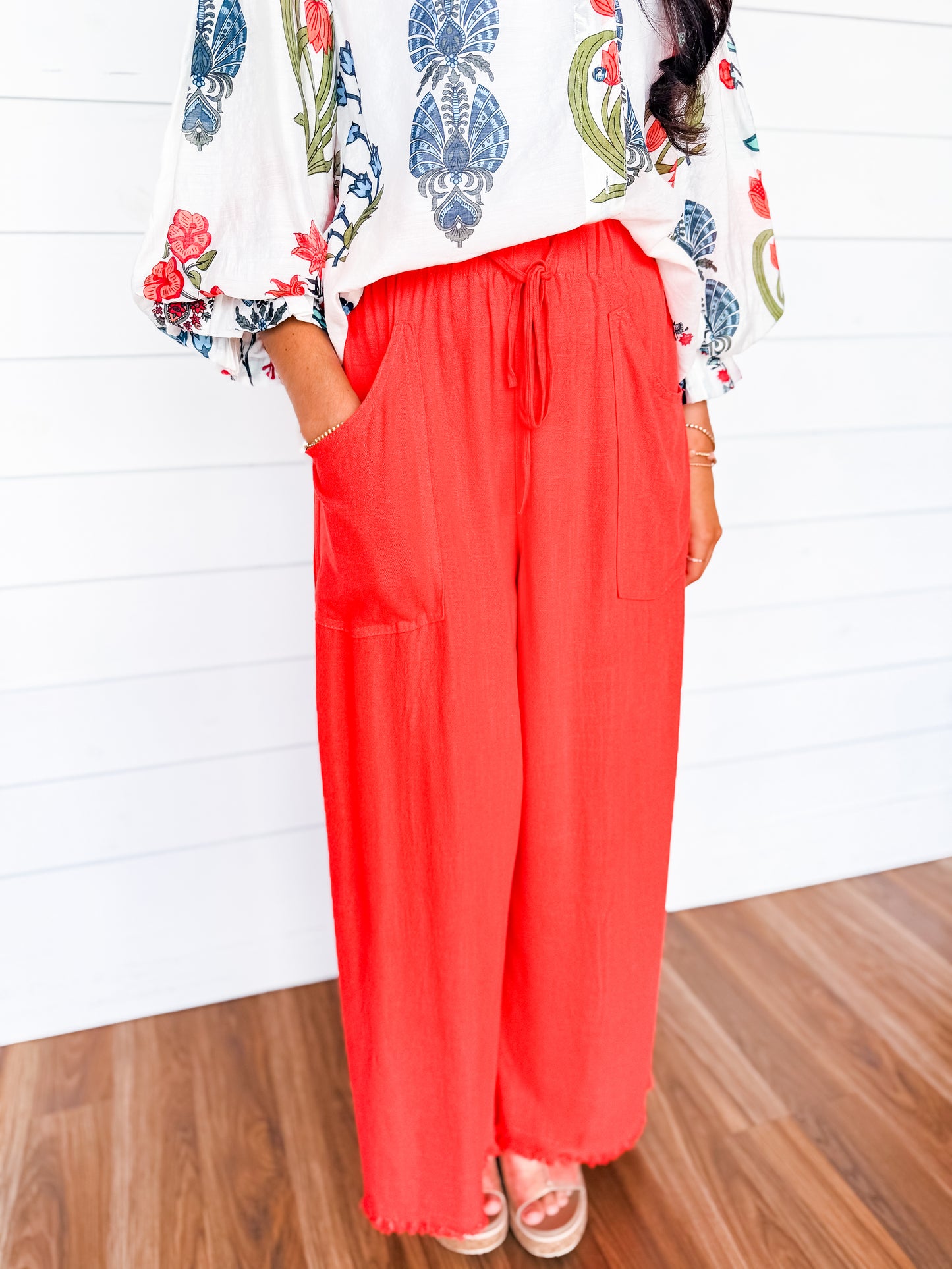 Sunwashed Wide Leg Pants Two Colors!