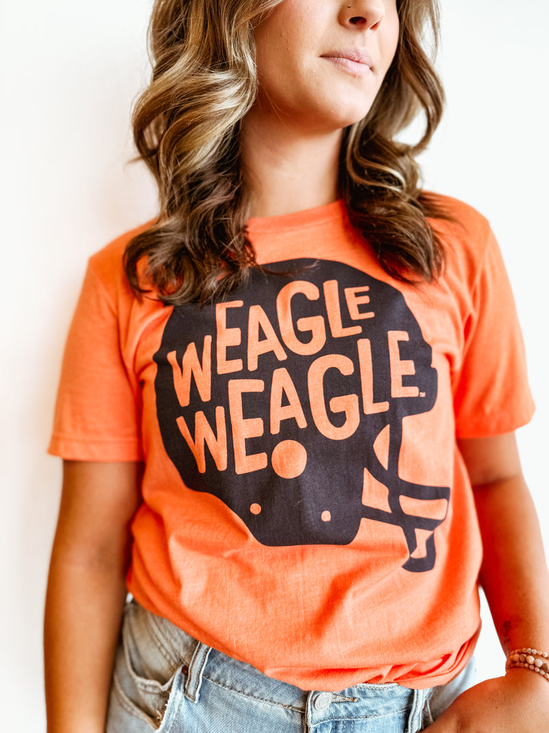 Weagle Weagle Football Helmet Tee