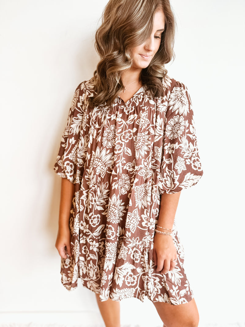 Megan Boho Babydoll Dress