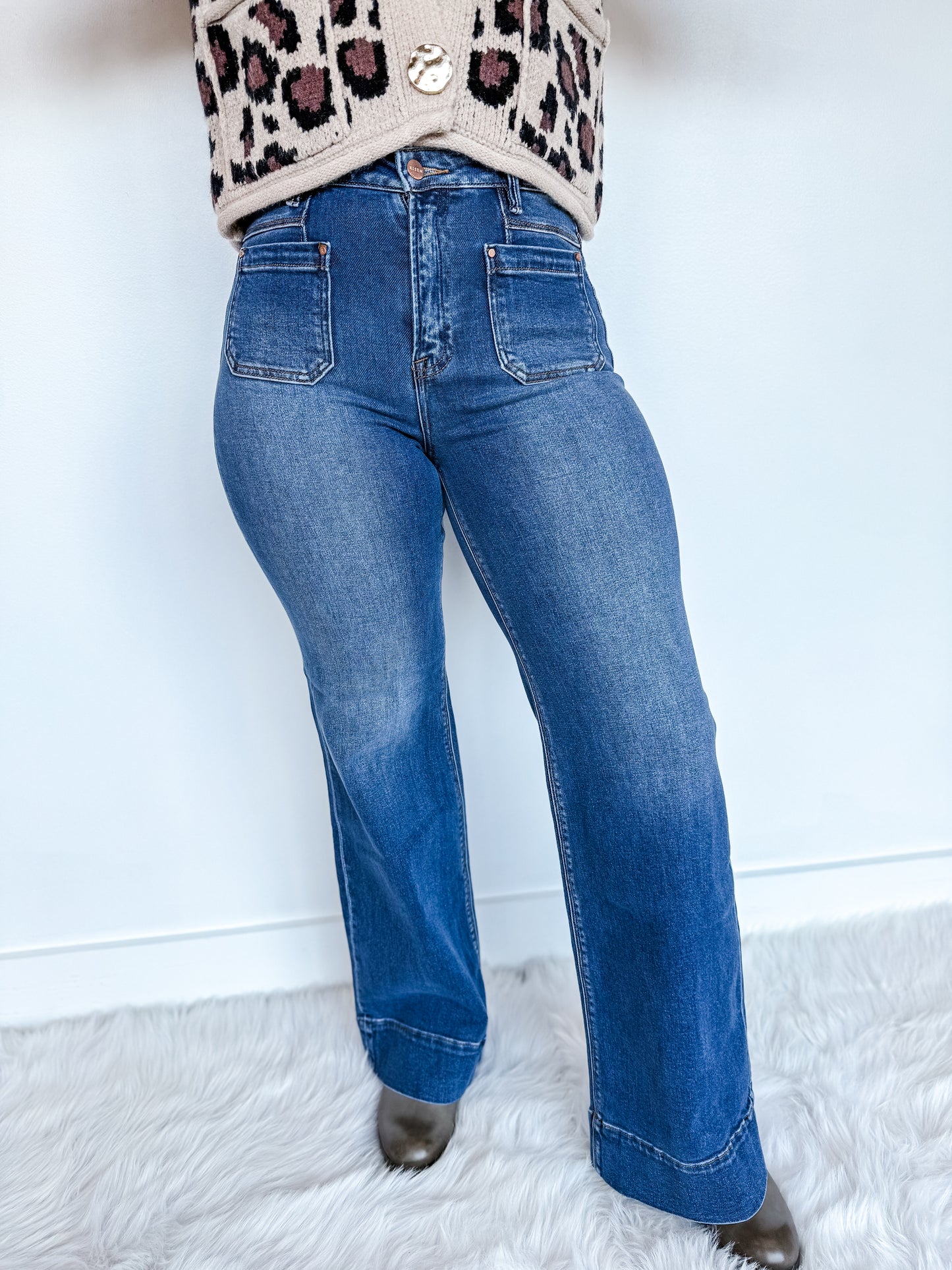 Risen Flare Pocket Jeans