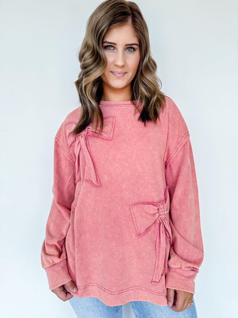Bow Terry Sweatshirt