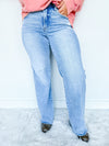 Risen Tummy Control Mid Rise Denim