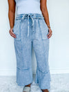Denim Mineral Wash Bottoms