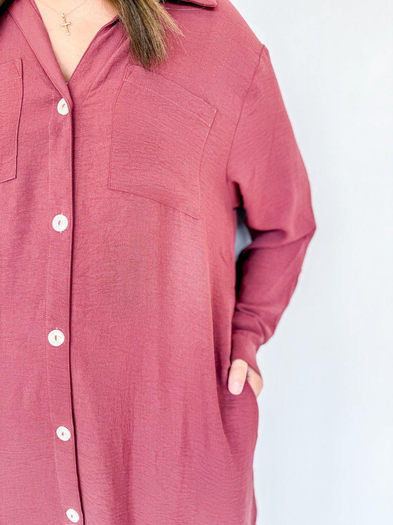 All About You Button Up Maxi Dress