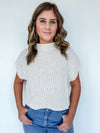 Cream Mock Sweater