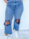 Washed Cropped Bottoms Two Colors!!