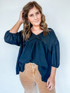Natalie Babydoll Top