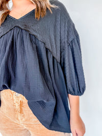 Natalie Babydoll Top