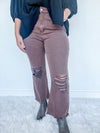 Rustle & Fade Cropped Jeans Two Colors!