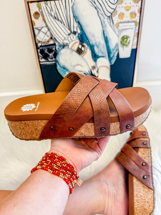 Yellow Box Bernice Tan Sandal