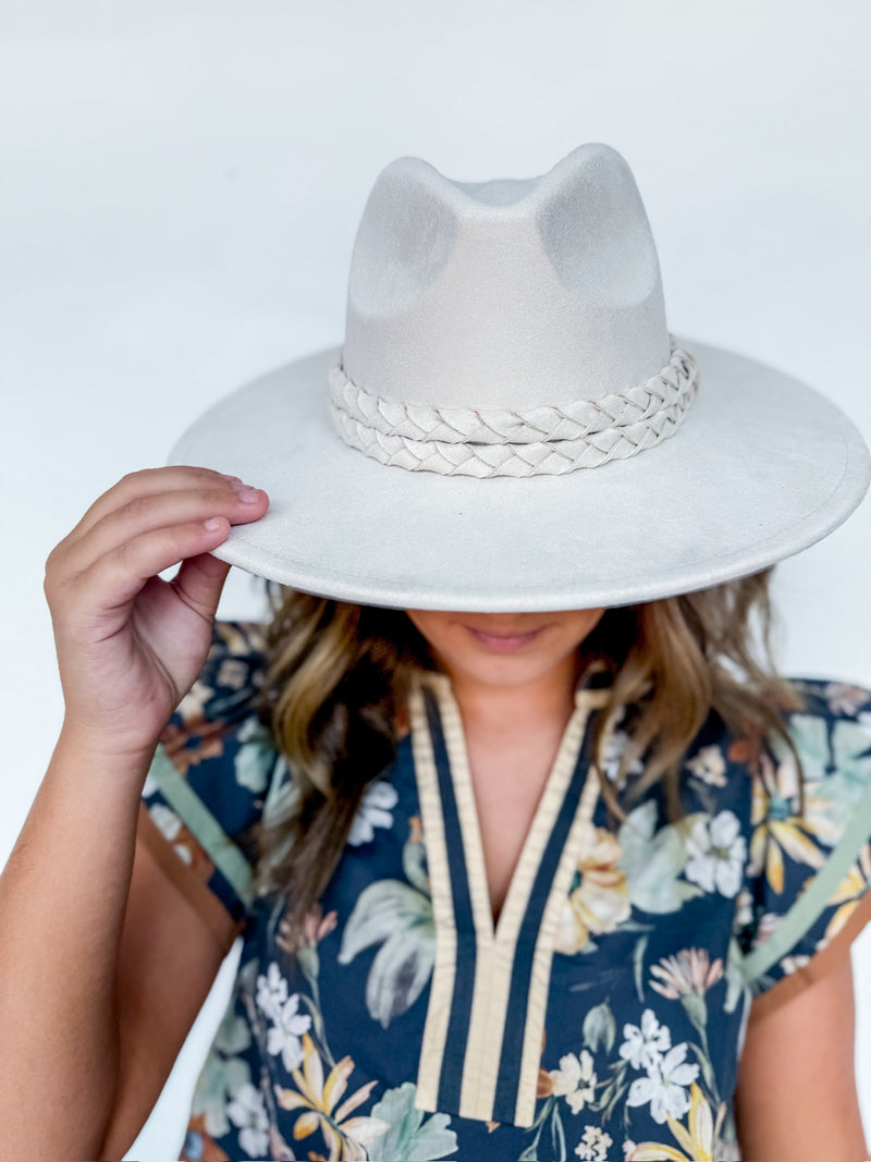 Ivory Double Rope Hat