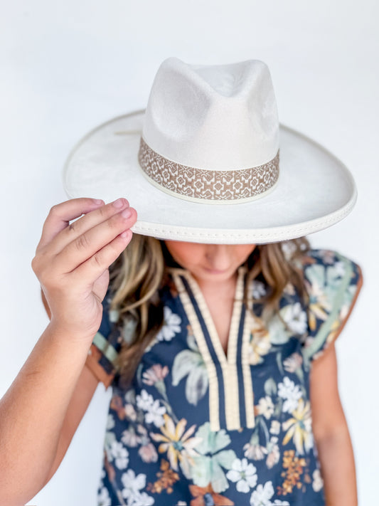 Ivory Boho Hat