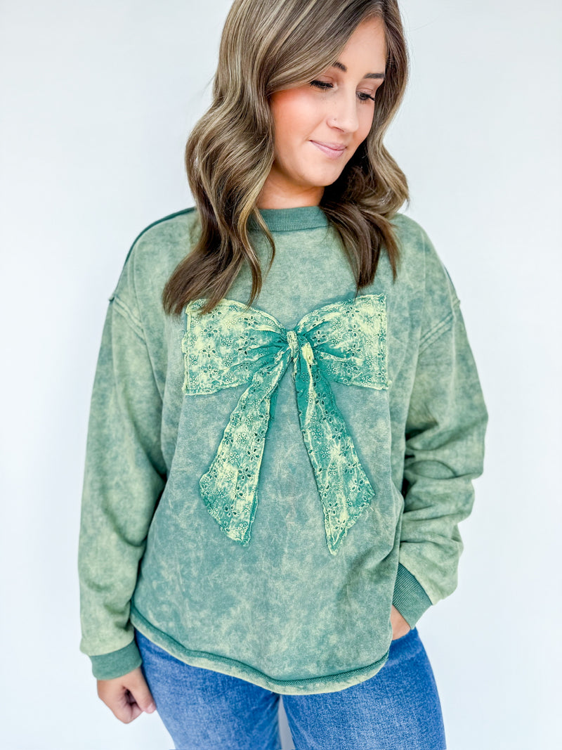 Whimsy Bow Sweatshirt