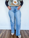Risen Tummy Control Mid Rise Denim