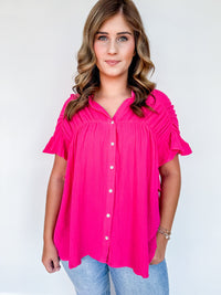Effortless Ease Gauze Blouse