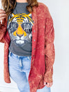 Vintage Brick Gauze Top