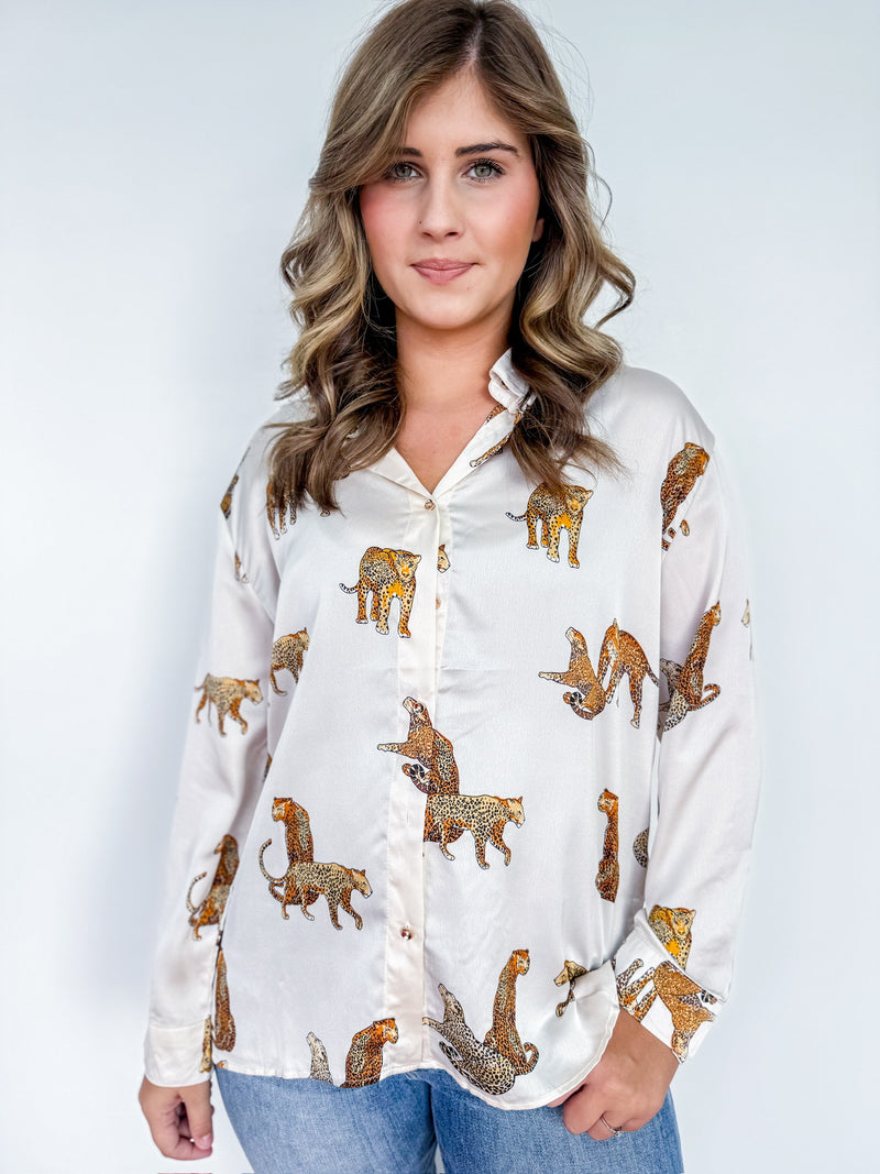 Wild Luxe Satin Top