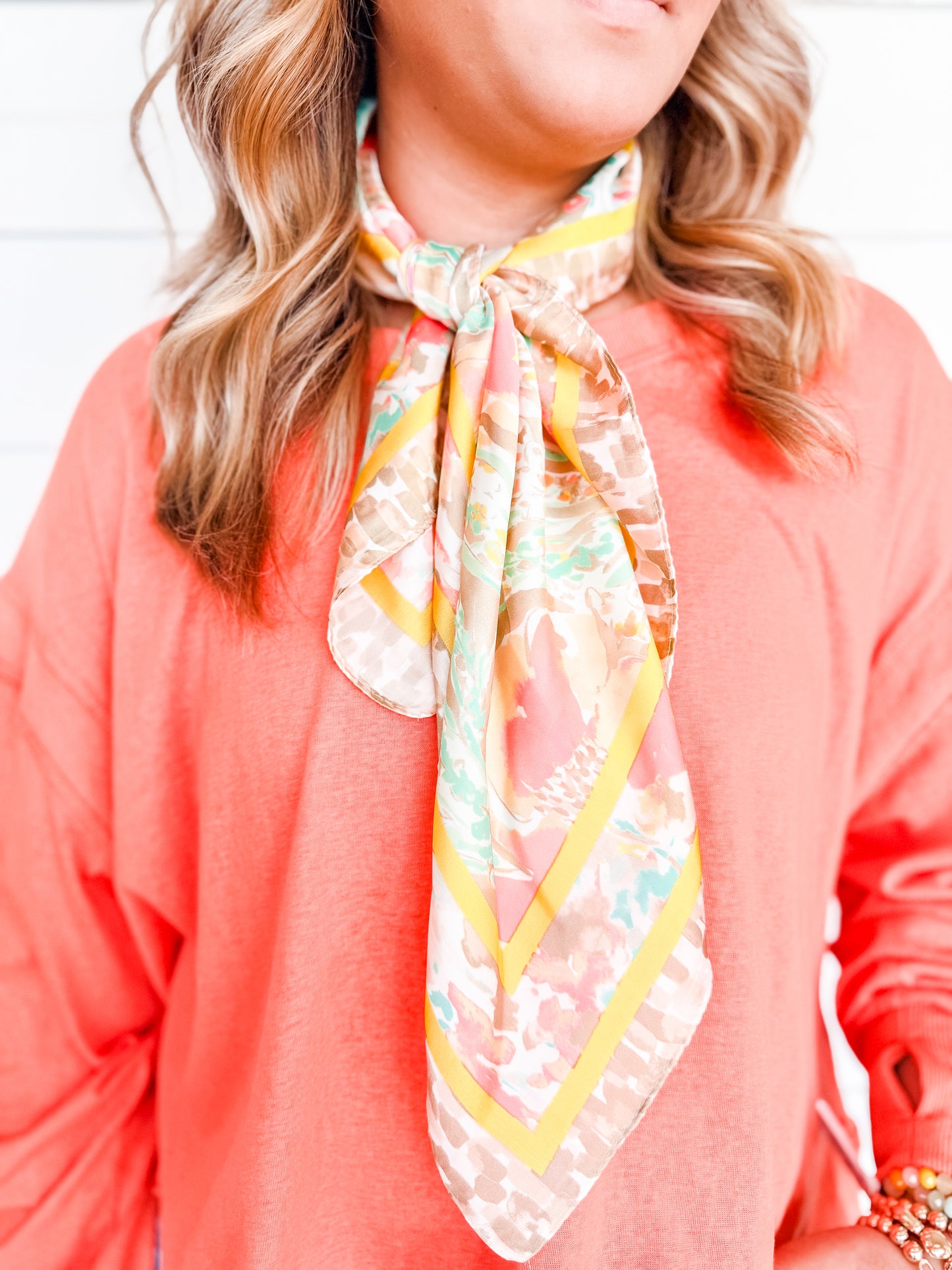 Mustard Print Bandana