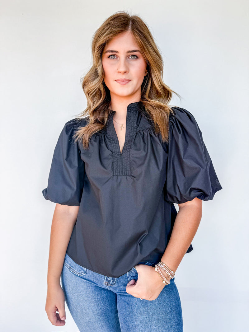 Midnight Bloom Top