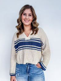 Navy Haze Sweater