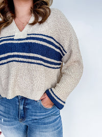 Navy Haze Sweater
