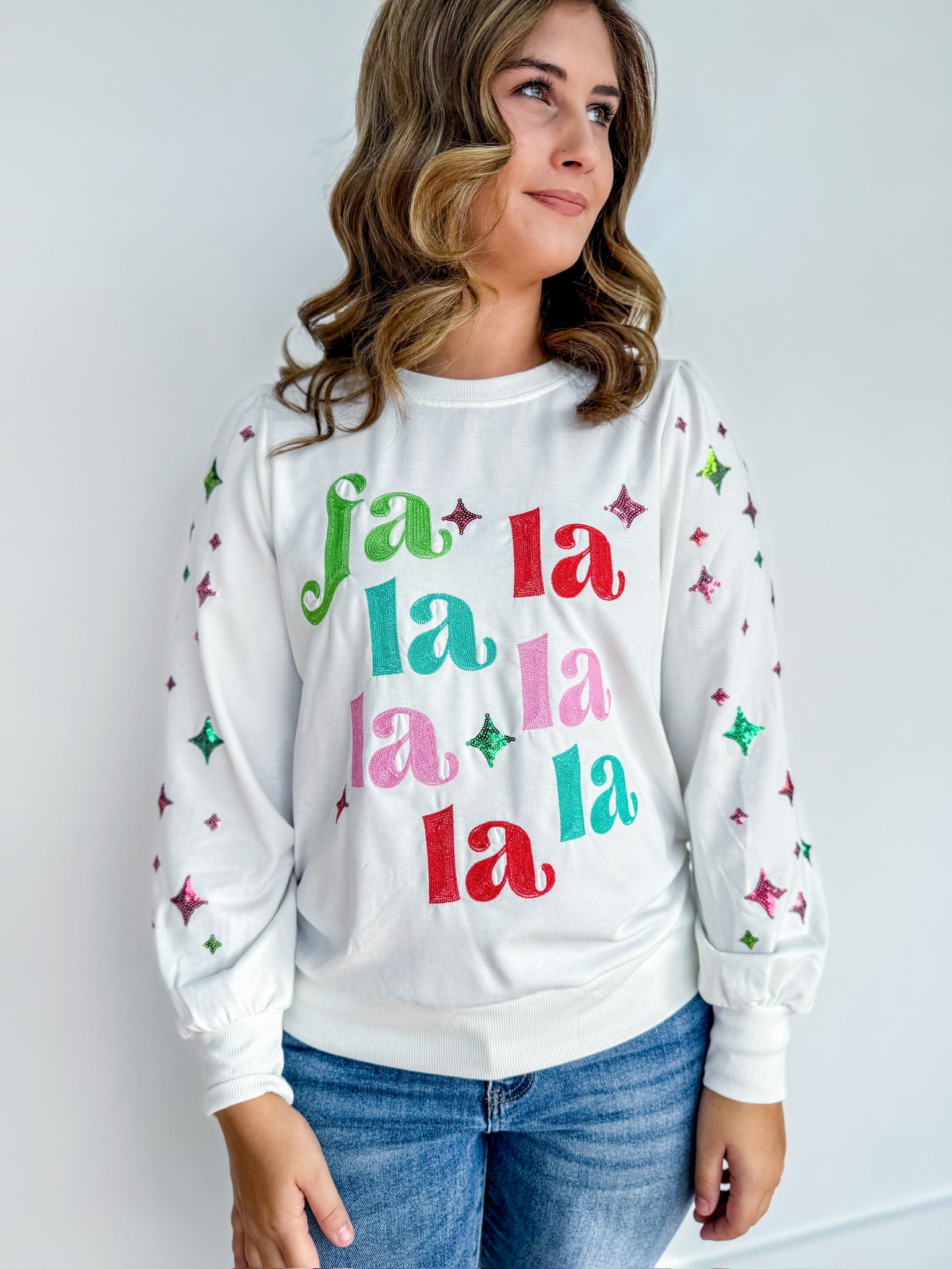Mary Square Fa La La Sweatshirt