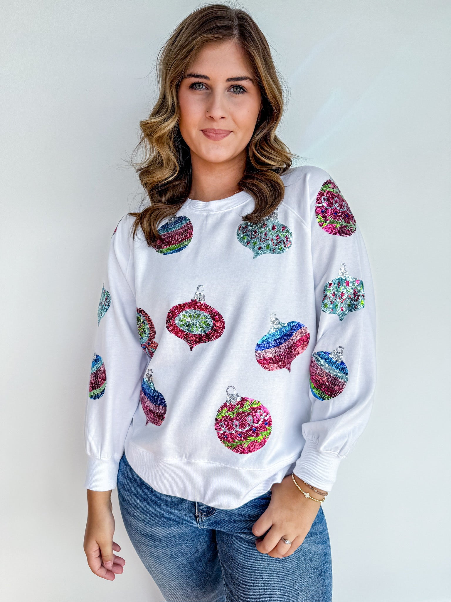 Mary Square Ornament Sweatshirt