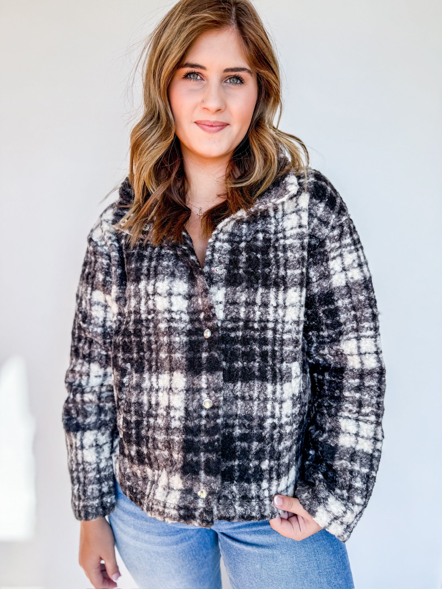 Cozy Chic Plaid Jacket