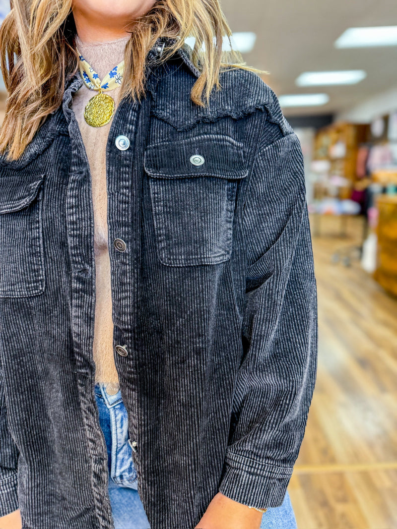 Edge & Ease Corduroy Jacket