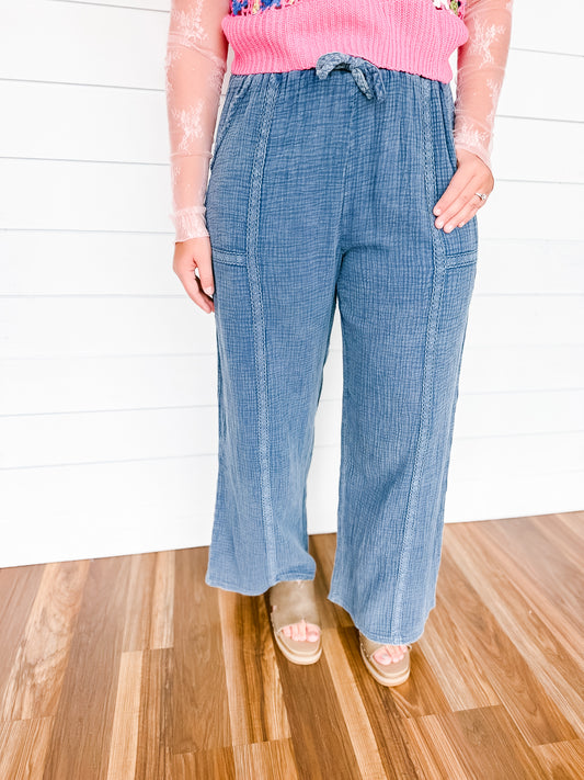 Blue Skies Boho Pants