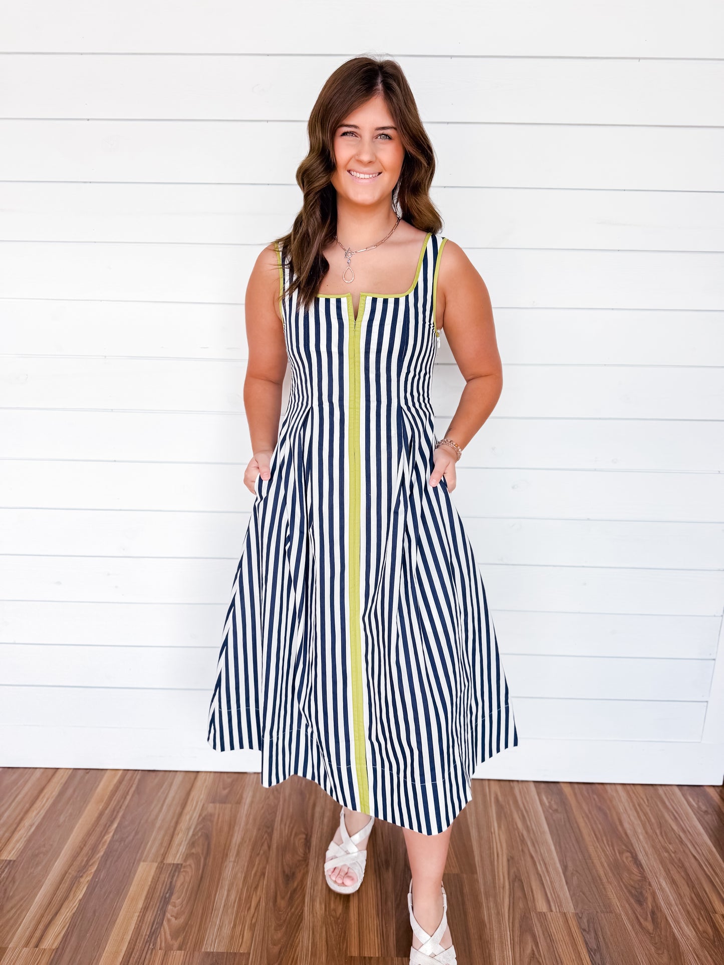 Harbor Breeze Striped Dress