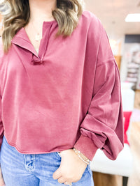 Stonewashed Charm Top