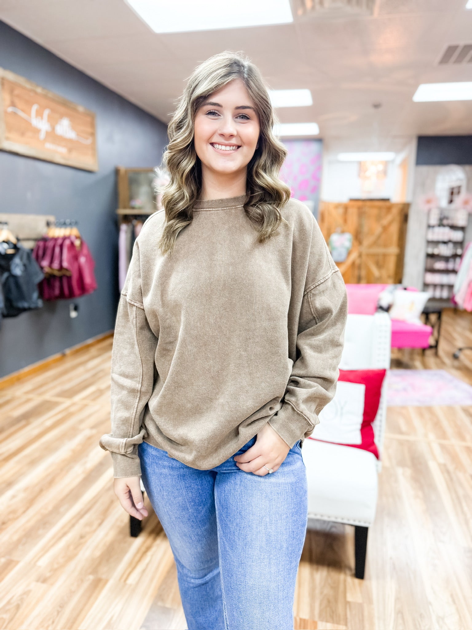 Chestnut Comfort Crew