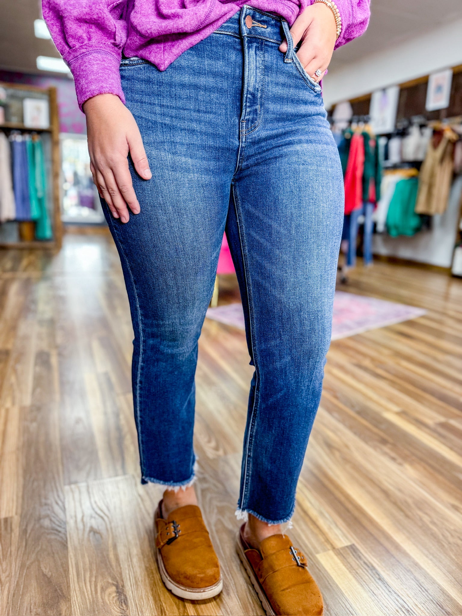 Mariah High Rise Kick Flare Jeans