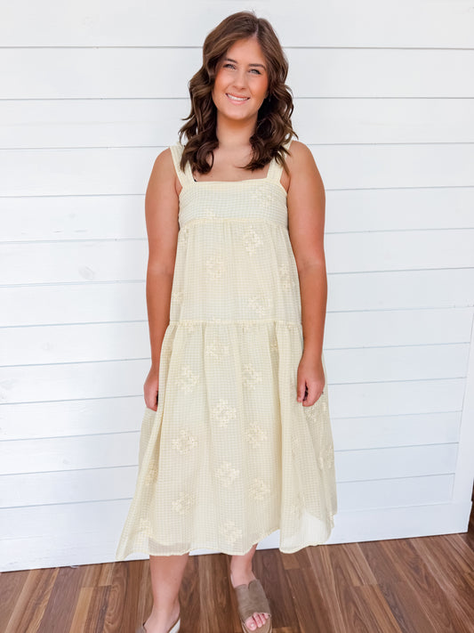 Sweet Sunshine Gingham Dress