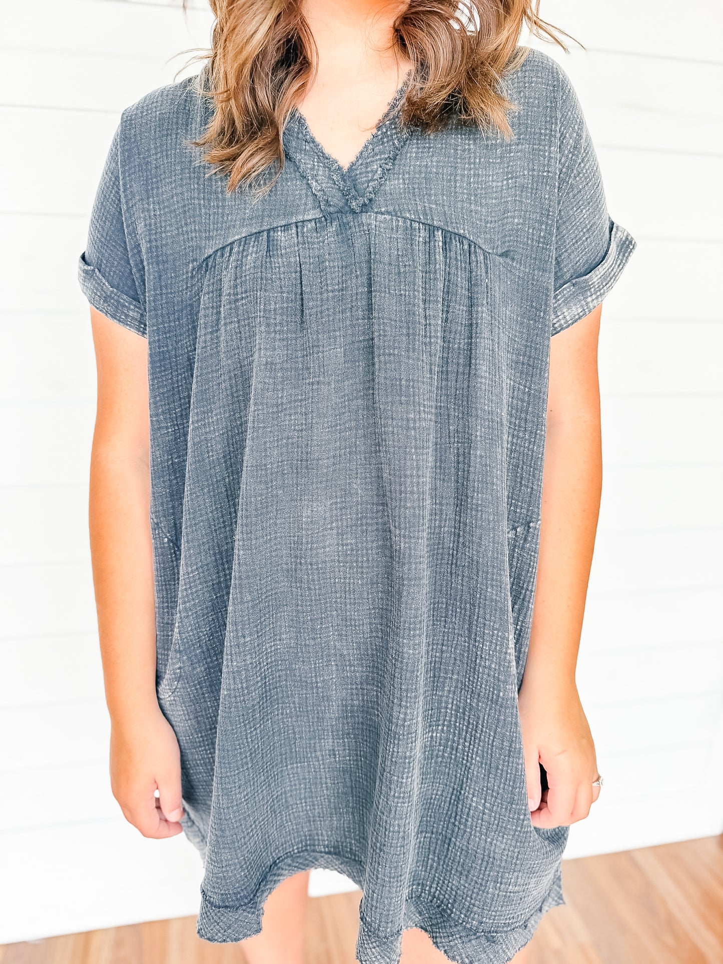 Stormy Soft Gauze Dress