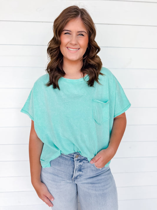 Washed & Relaxed Tee Two Colors!