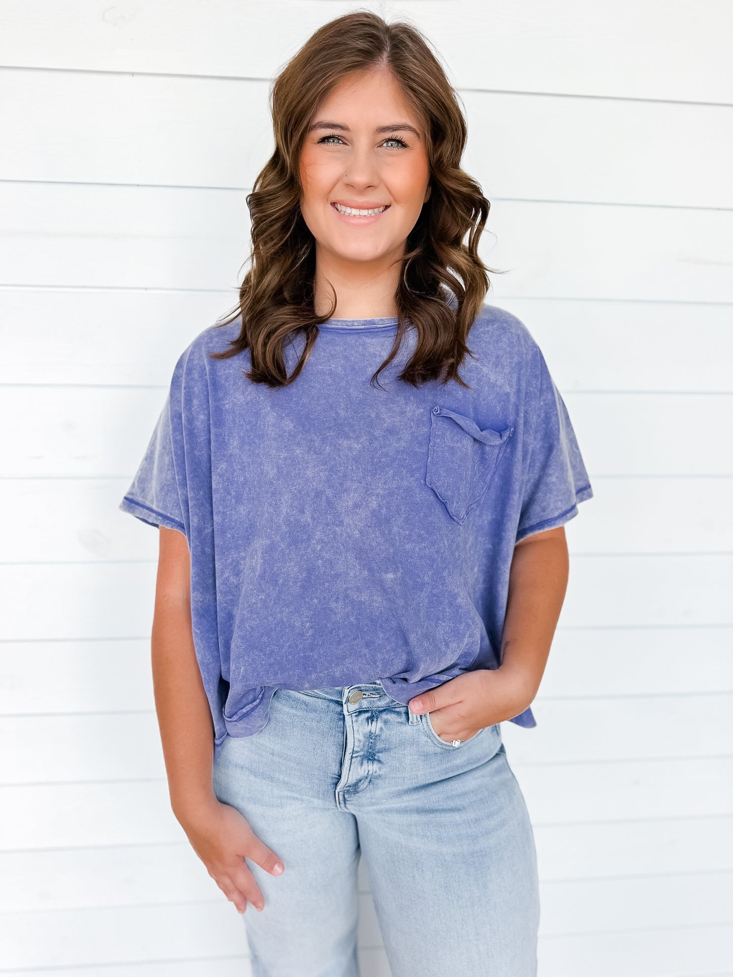 Washed & Relaxed Tee Two Colors!