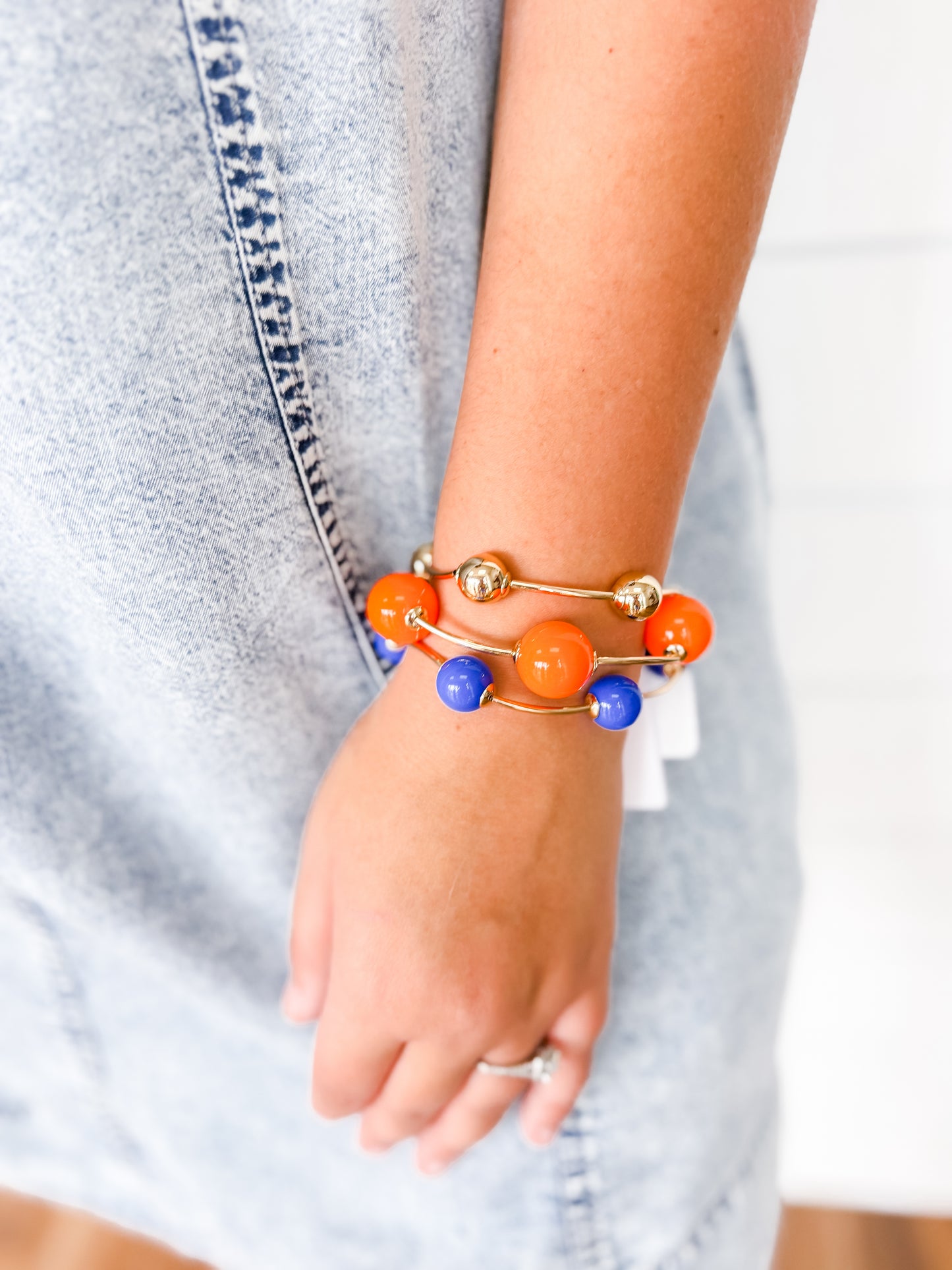 Bubble Beaded Stretch Multi Layered Bracelets Two Colors!