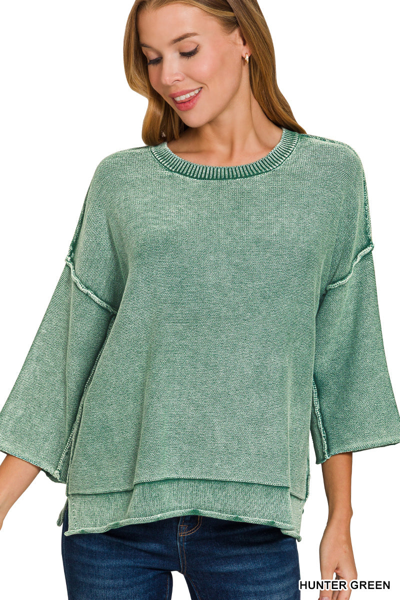Hint of Green Sweater