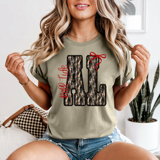 AL Roll Tide Khaki CC Tee