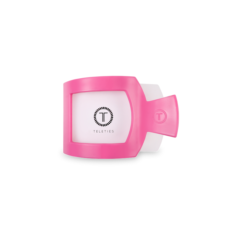 Square Flat Hair Clip | Small | Paradise Pink