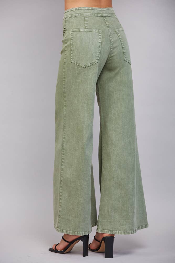 The Olive Edit Wide Leg Pants