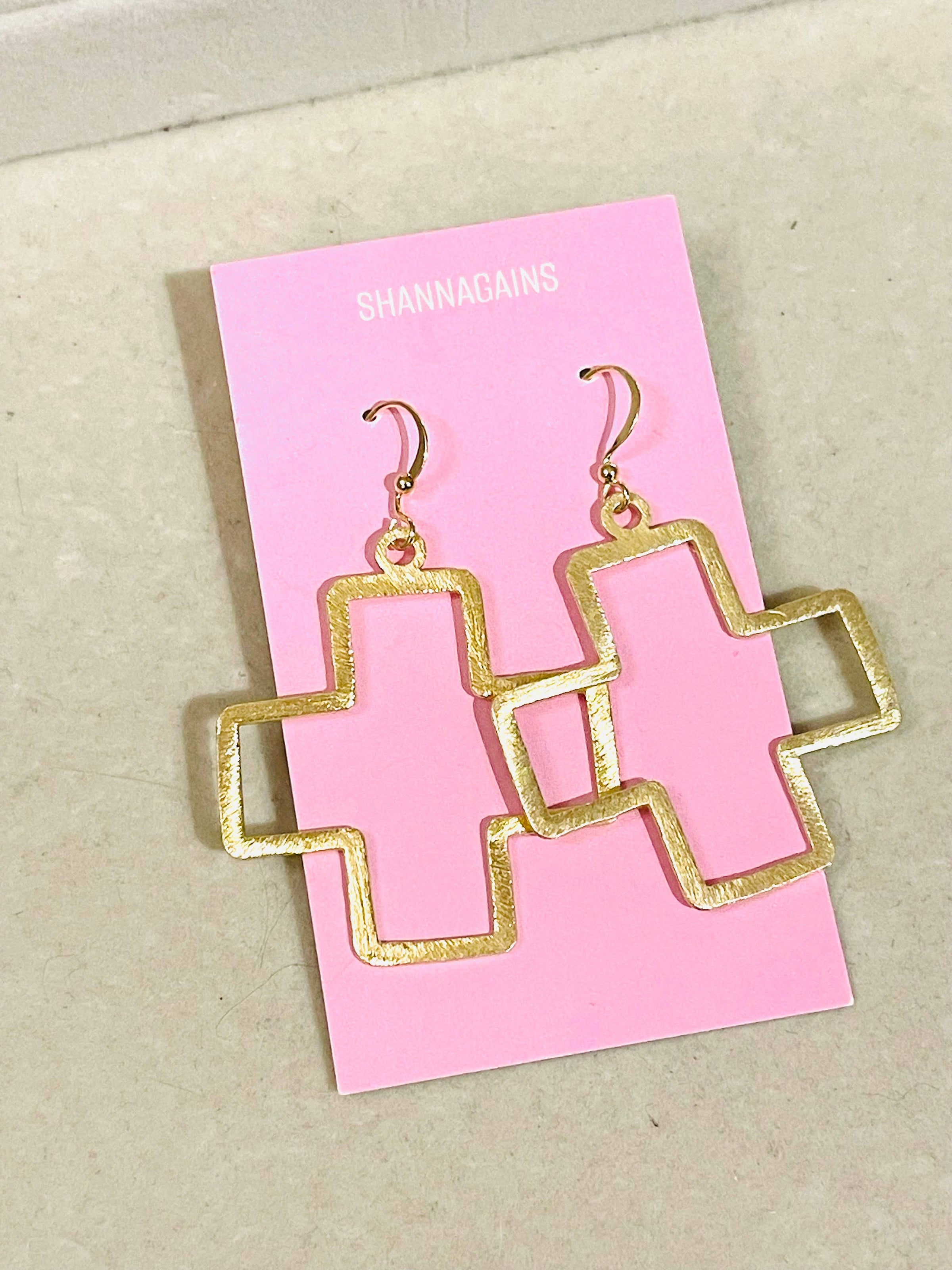 Cross Earrings 