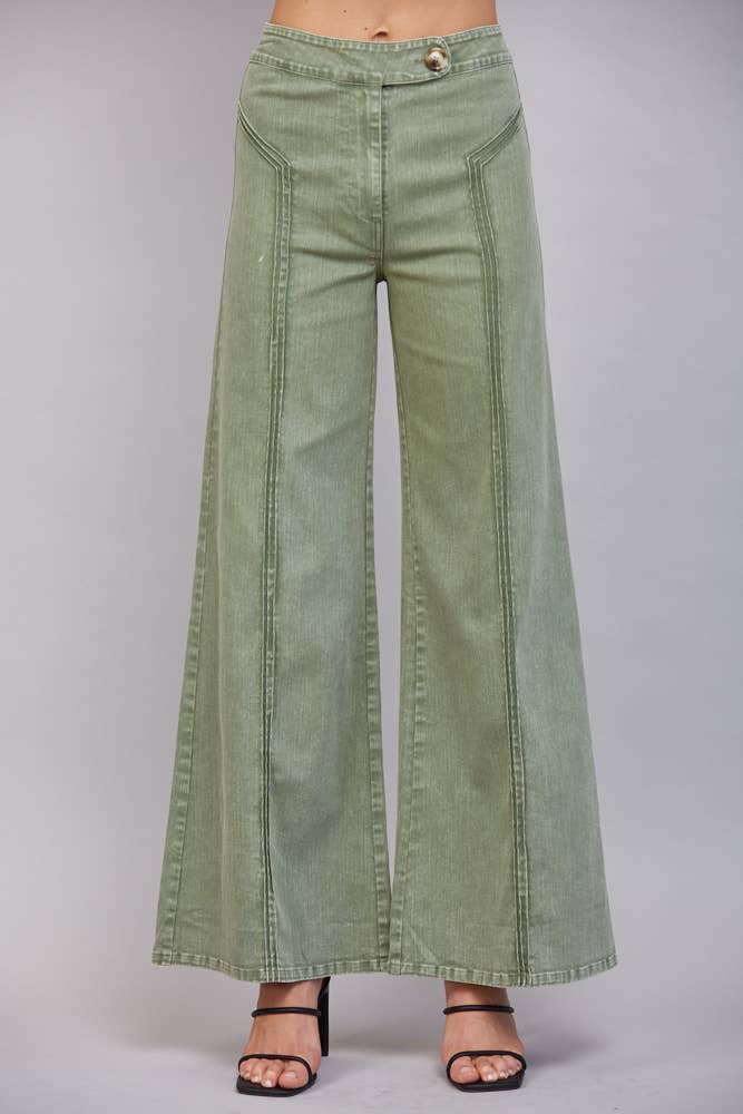 The Olive Edit Wide Leg Pants