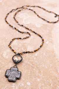 McCall Necklace in Gray