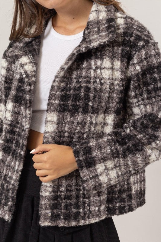 Cozy Chic Plaid Jacket